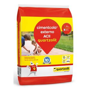 Argamassa ACII Uso Interno e Externo Cimentcola  20kg Cinza Quartzolit